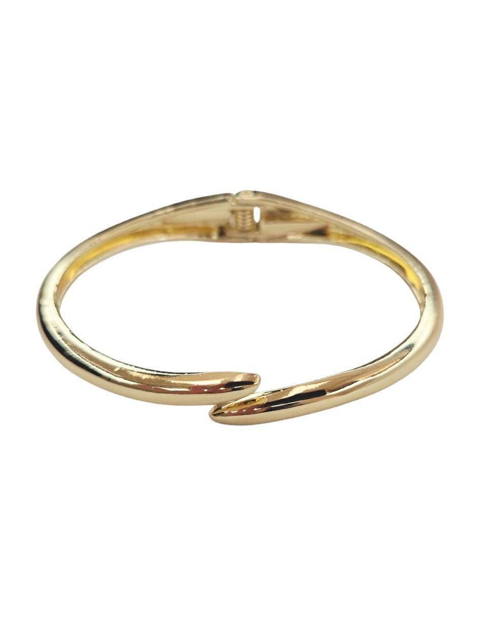 Brazalete Maria Rayuela de oro laminado 18 K acabado brillante