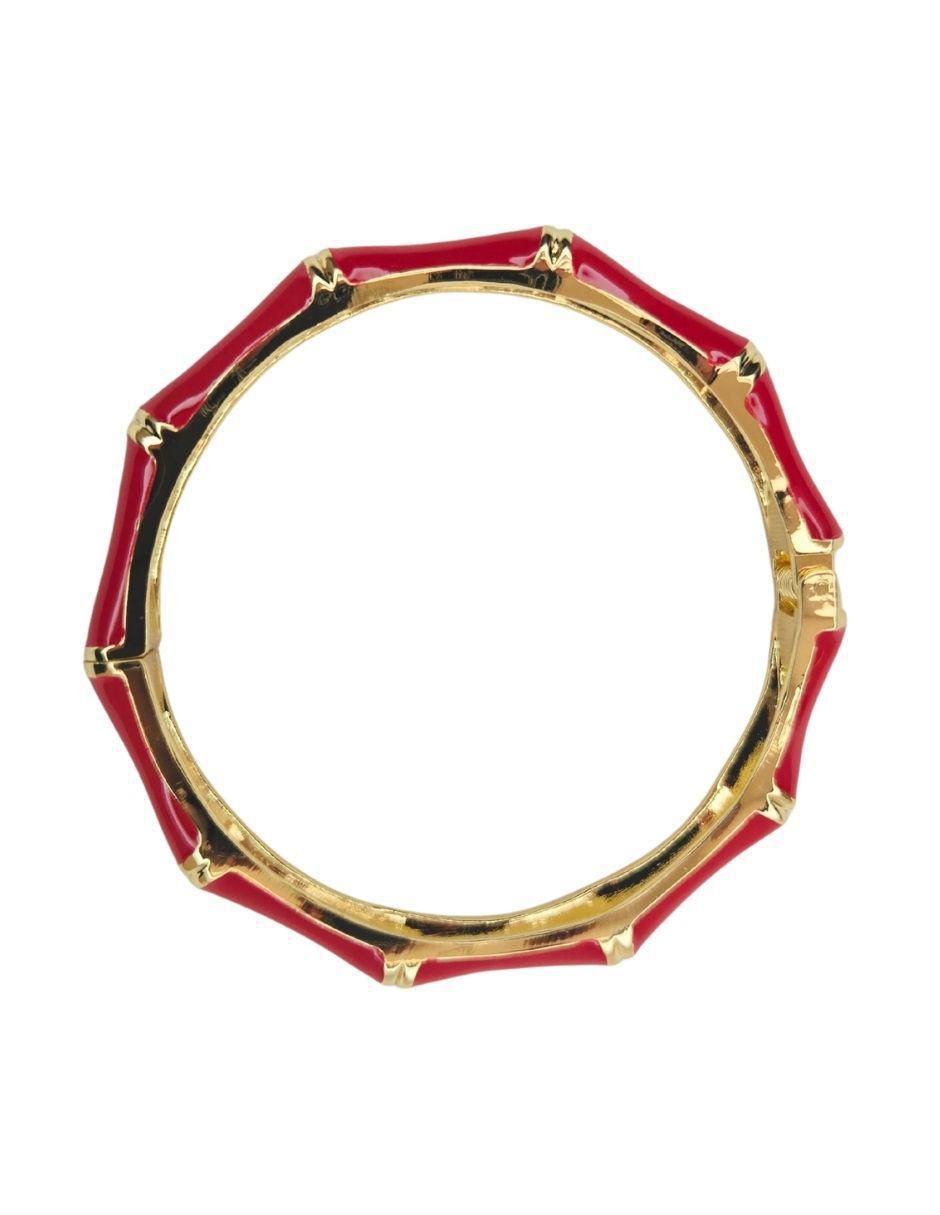Brazalete Maria Rayuela de oro laminado 18 K acabado brillante