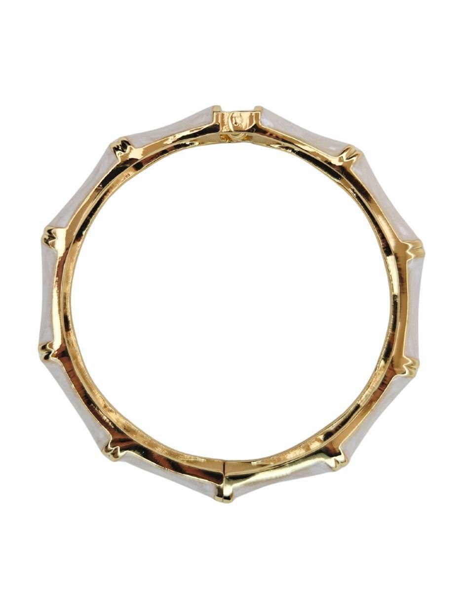 Brazalete Maria Rayuela de oro laminado 18 K acabado brillante