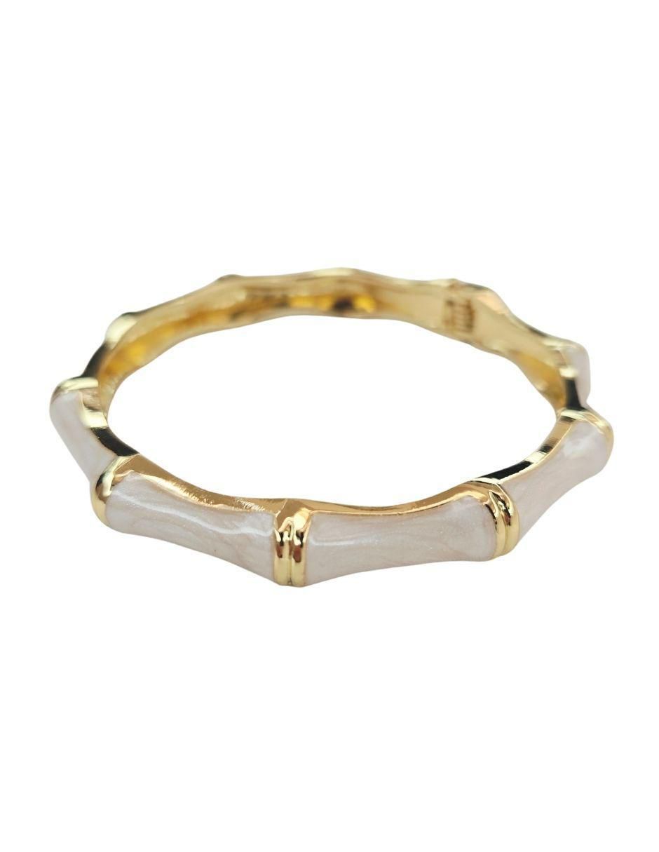 Brazalete Maria Rayuela de oro laminado 18 K acabado brillante