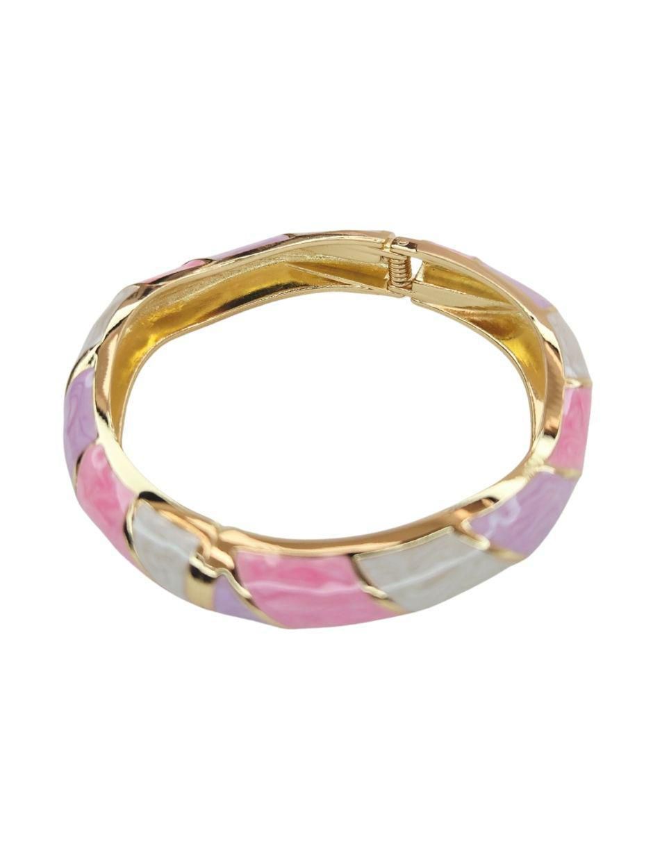 Brazalete Maria Rayuela de oro laminado 18 K acabado brillante
