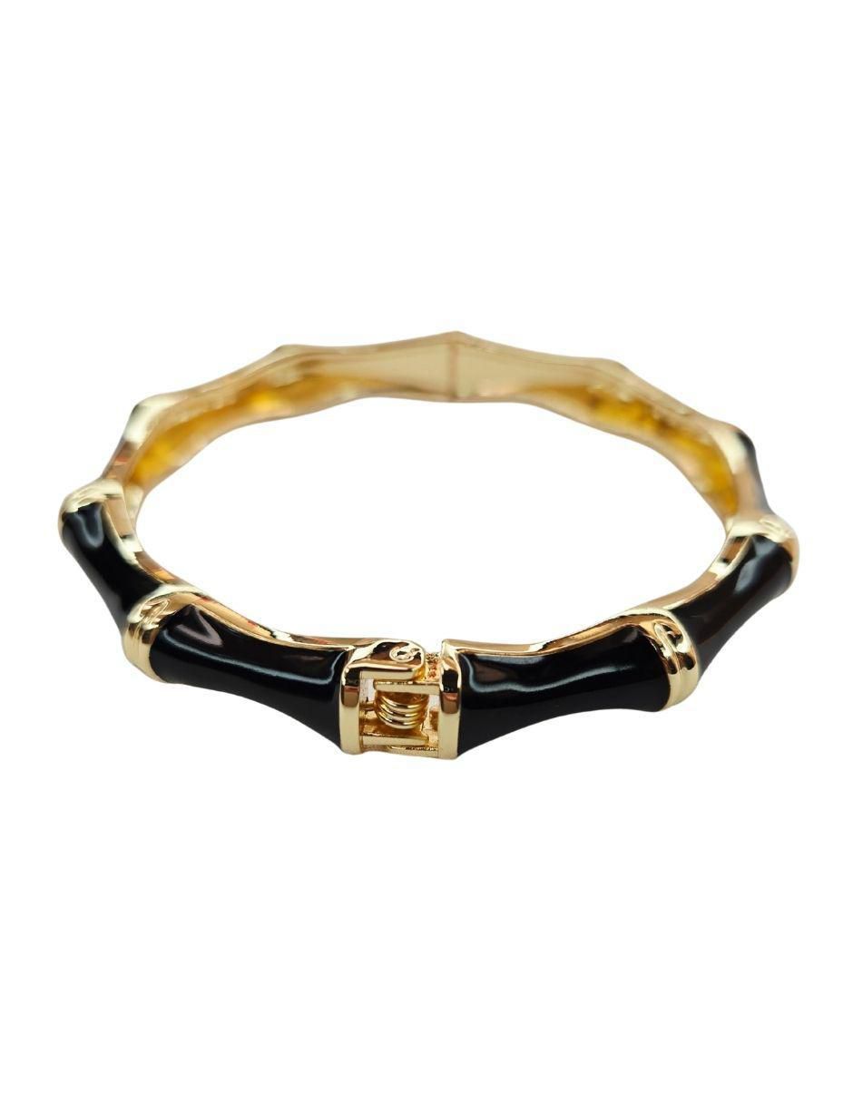 Brazalete Maria Rayuela de oro laminado 18 K acabado brillante