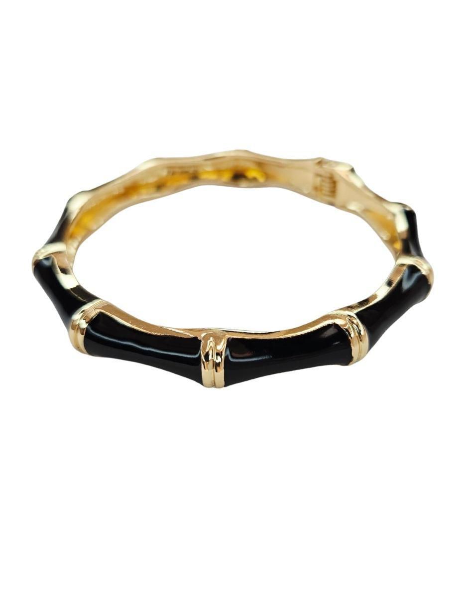 Brazalete Maria Rayuela de oro laminado 18 K acabado brillante