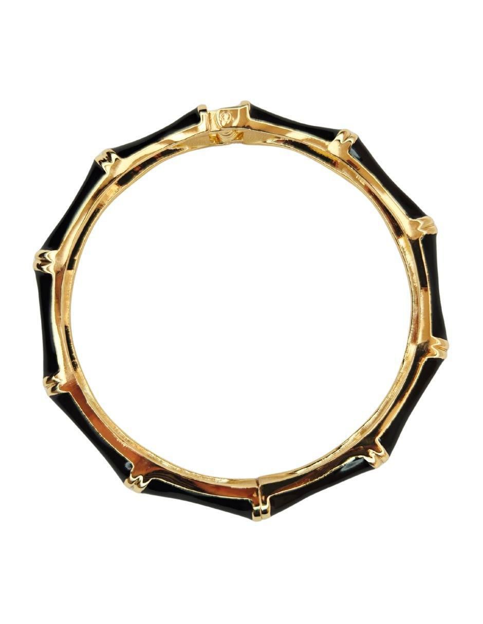 Brazalete Maria Rayuela de oro laminado 18 K acabado brillante