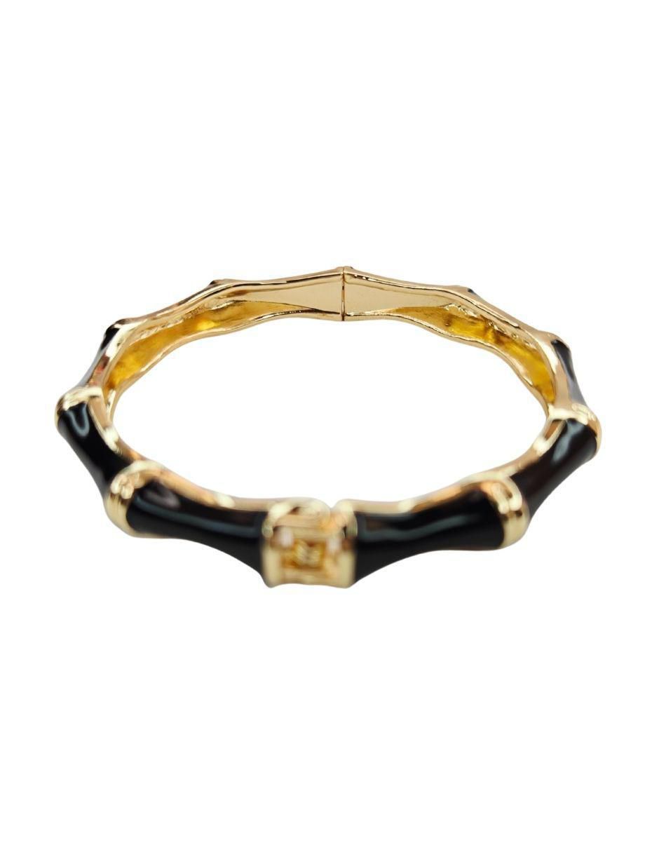 Brazalete Maria Rayuela de oro laminado 18 K acabado brillante