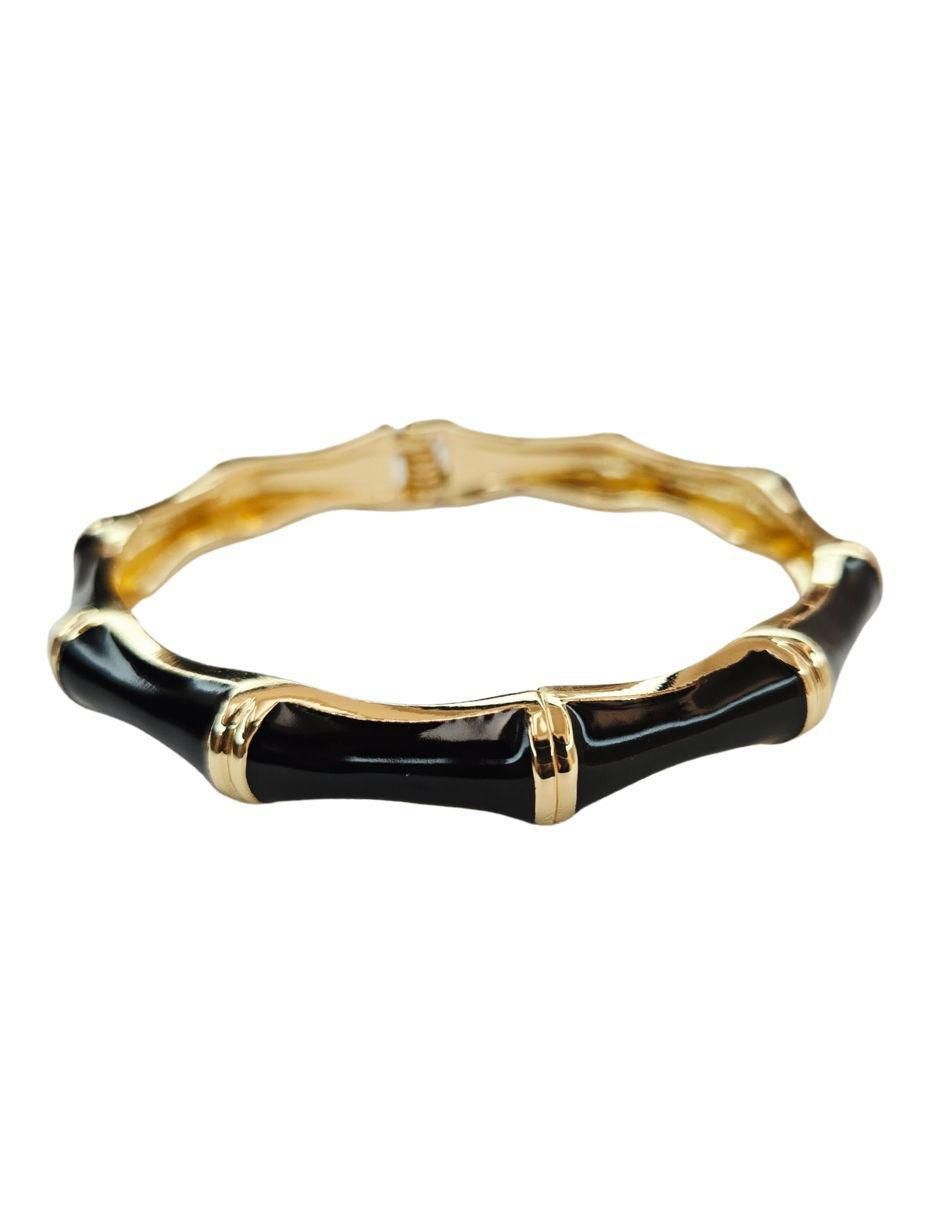 Brazalete Maria Rayuela de oro laminado 18 K acabado brillante