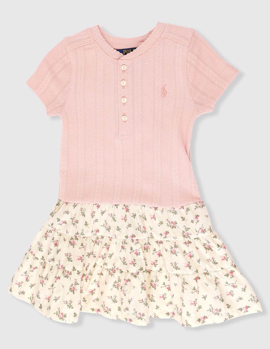 Vestido manga corta para niña 2