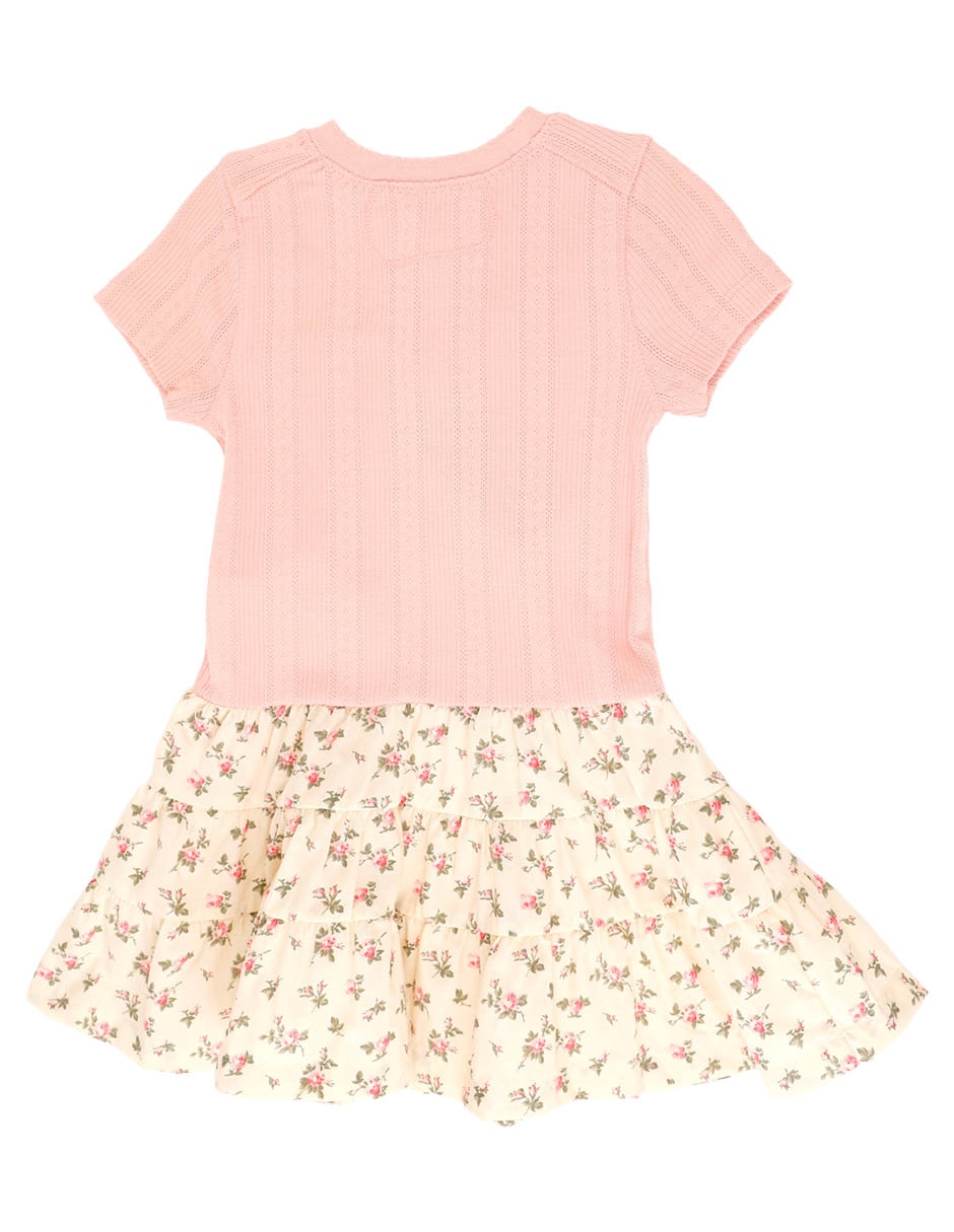 Vestido manga corta para niña 3
