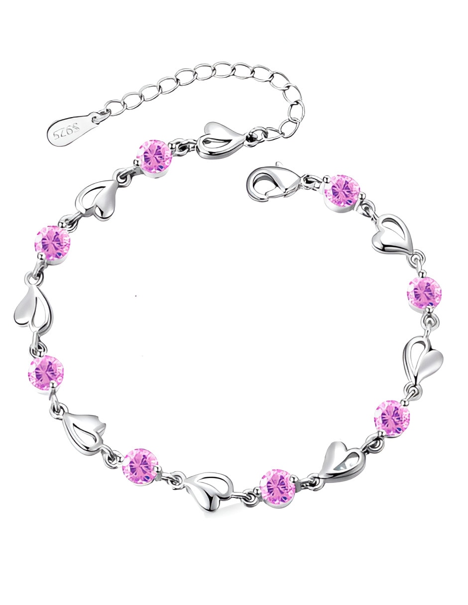 Pulsera de plata P 925 con acabado brillante