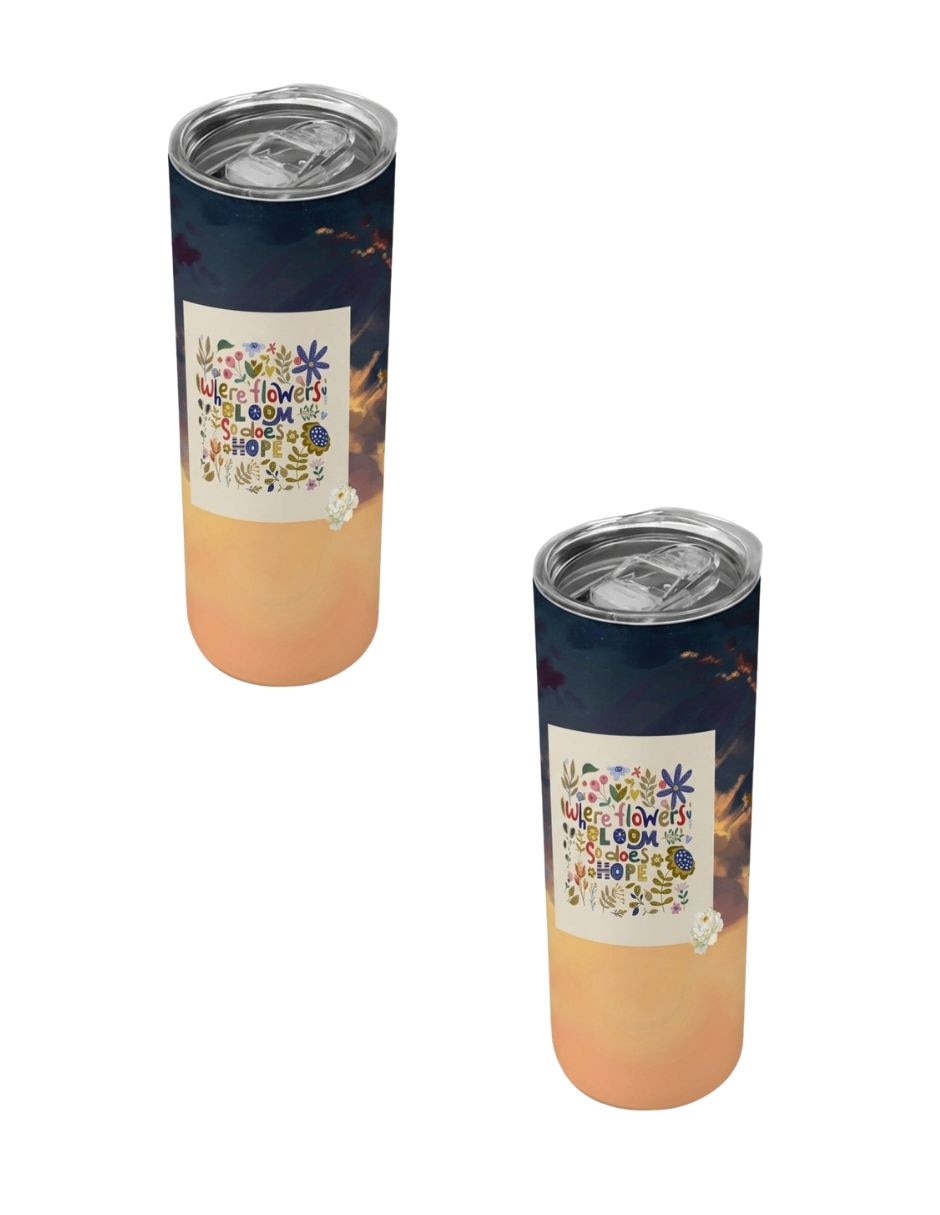 Set termo Tink de acero inoxidable con tapa a presión