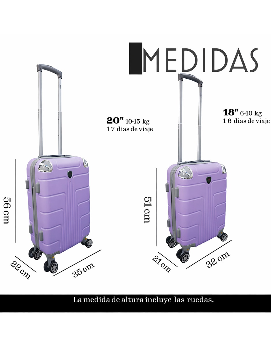 Set maletas Carry on 8