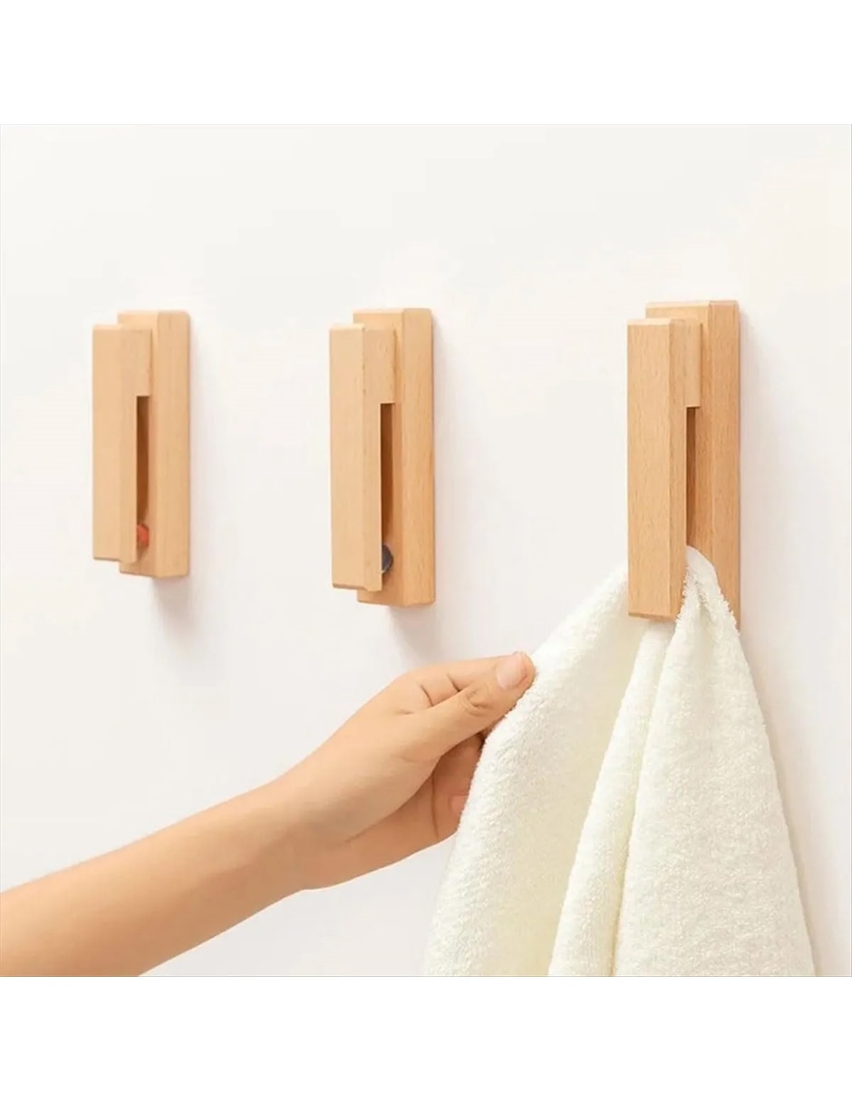 Toallero de baño Anisa Knot Studio de madera