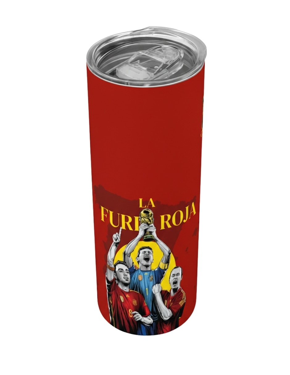 Termo de acero inoxidable con tapa a presión 590 ml
