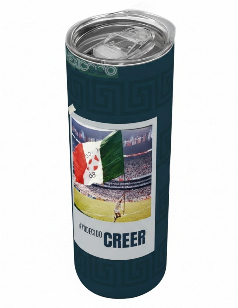 Termo de acero inoxidable con tapa a presión 590 ml
