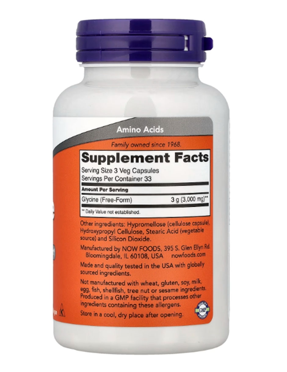Glicina de 100 capsulas 2