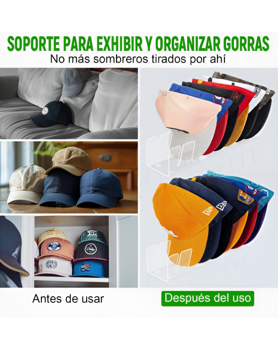 Organizador para gorras No XTELLAR SIN FAMILIA