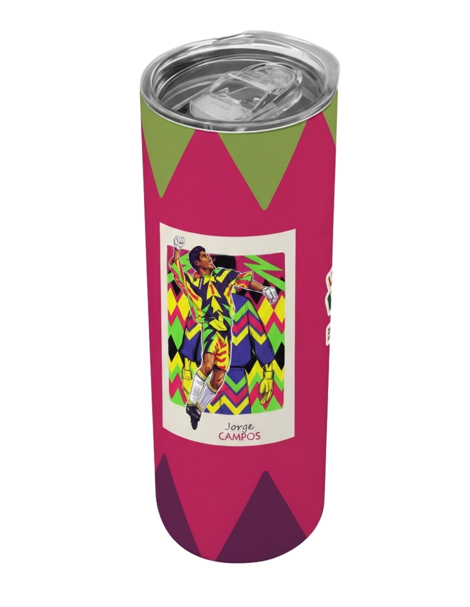 Termo de acero inoxidable con tapa a presión 590 ml