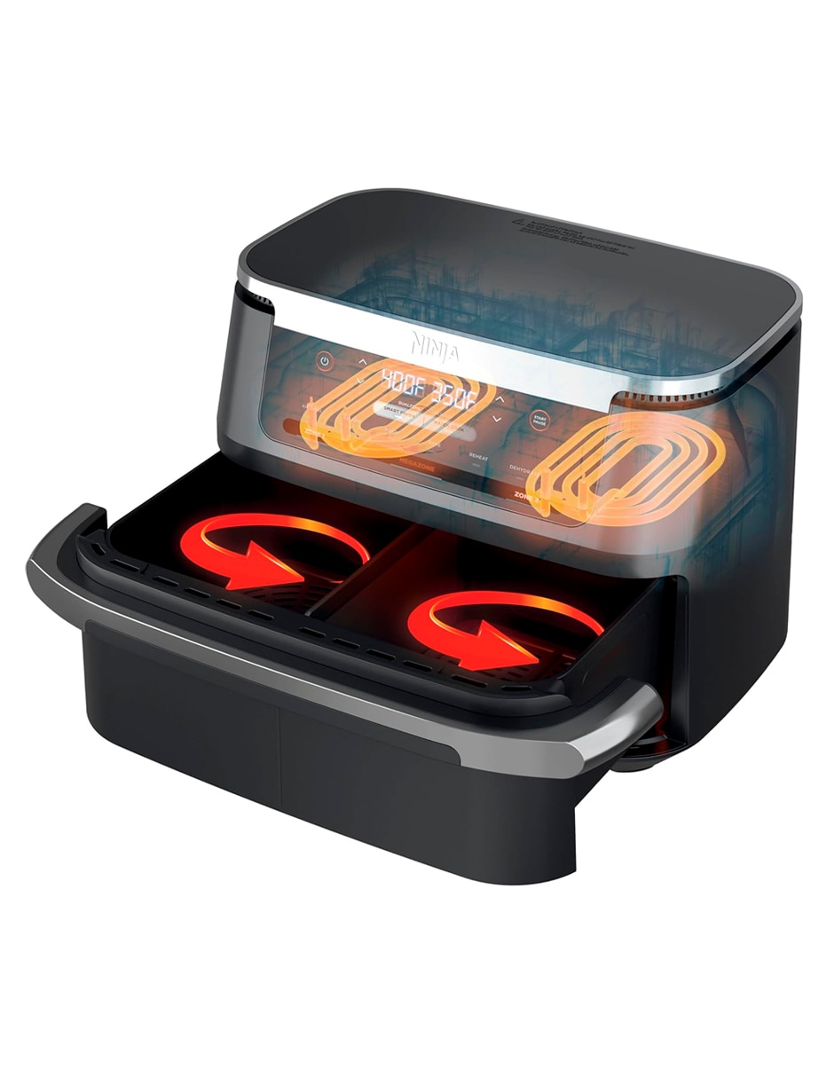 Freidora con compartimento doble Ninja 10 L