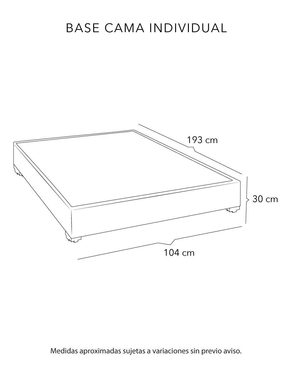 Base para cama de madera pino 6