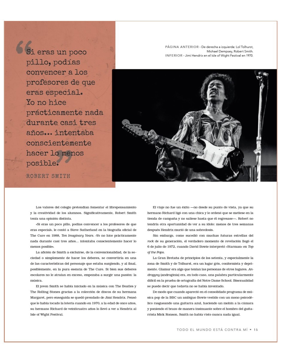 Libro The Cure Un sueño perfecto de Ian Gittins 2