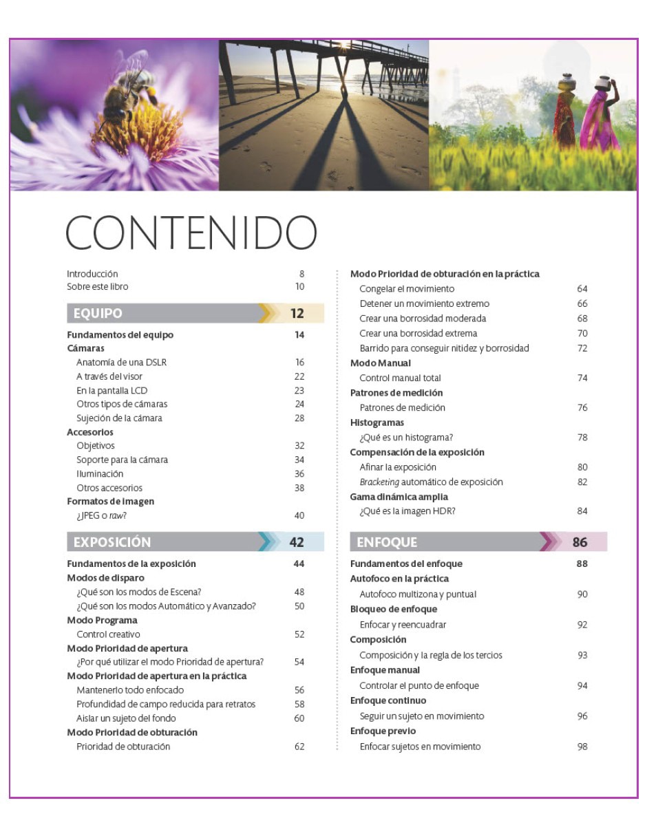 Libro Manual de fotografía paso a paso: Saque el máximo partido a la cámara y al teléfono de Varios Autores