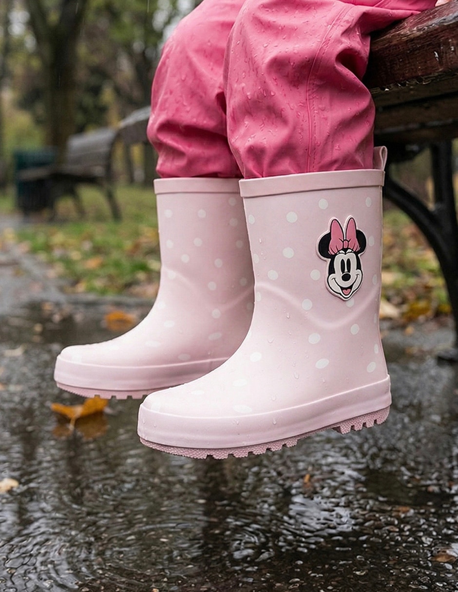 Bota Ninos Minnie Mouse para niña