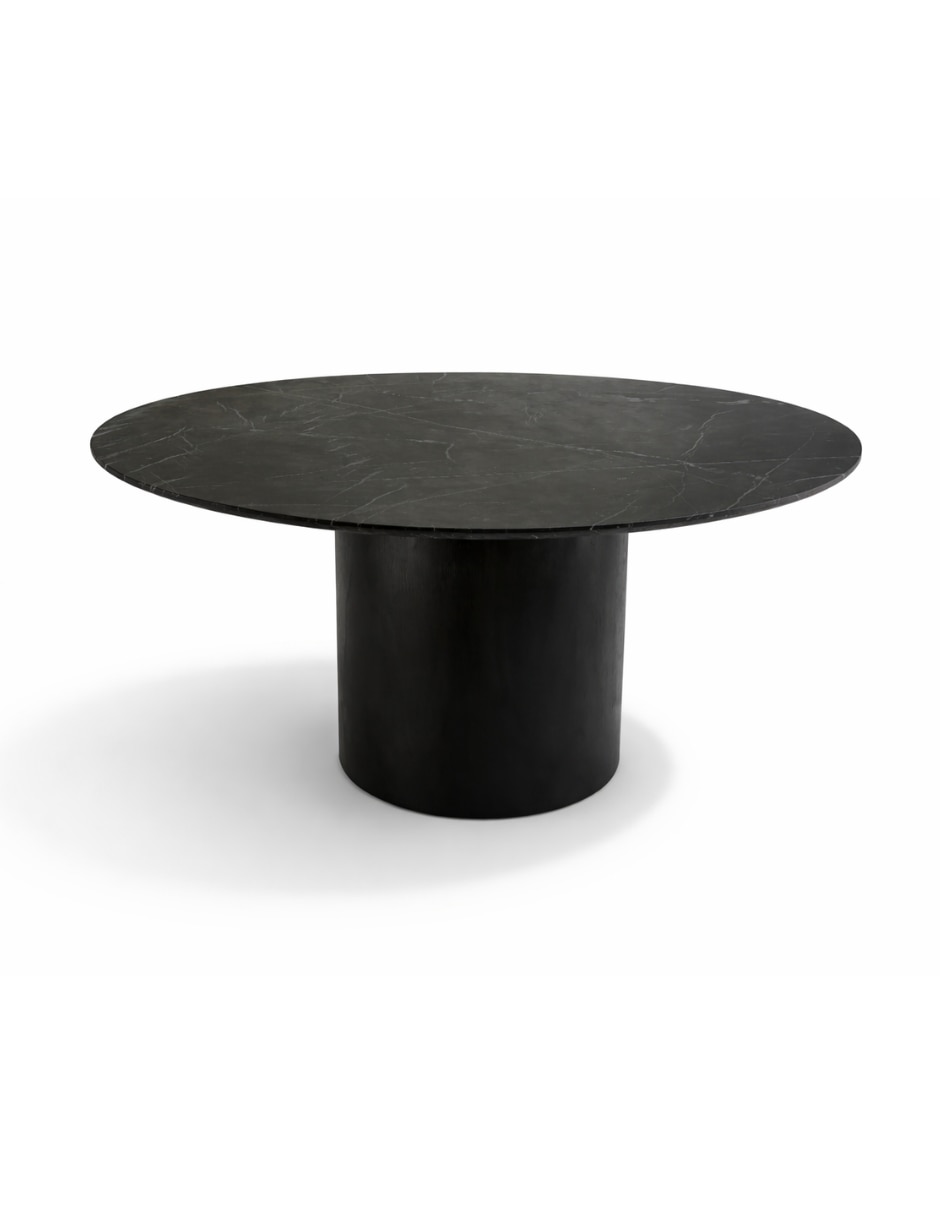 Mesa de comedor No Mesa de comedor de Madera y mármol