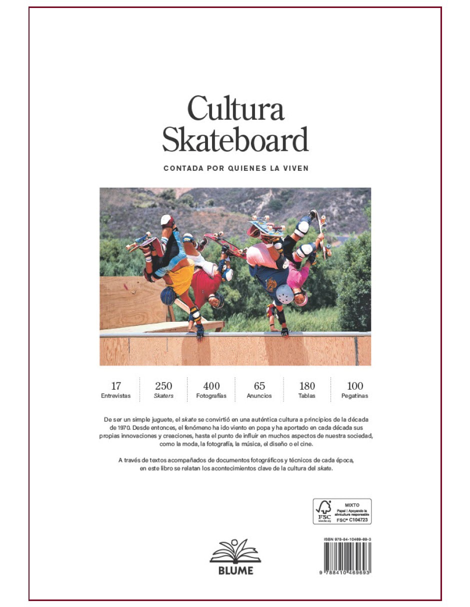 Libro Cultura Skateboard de Morgan Bouvant
