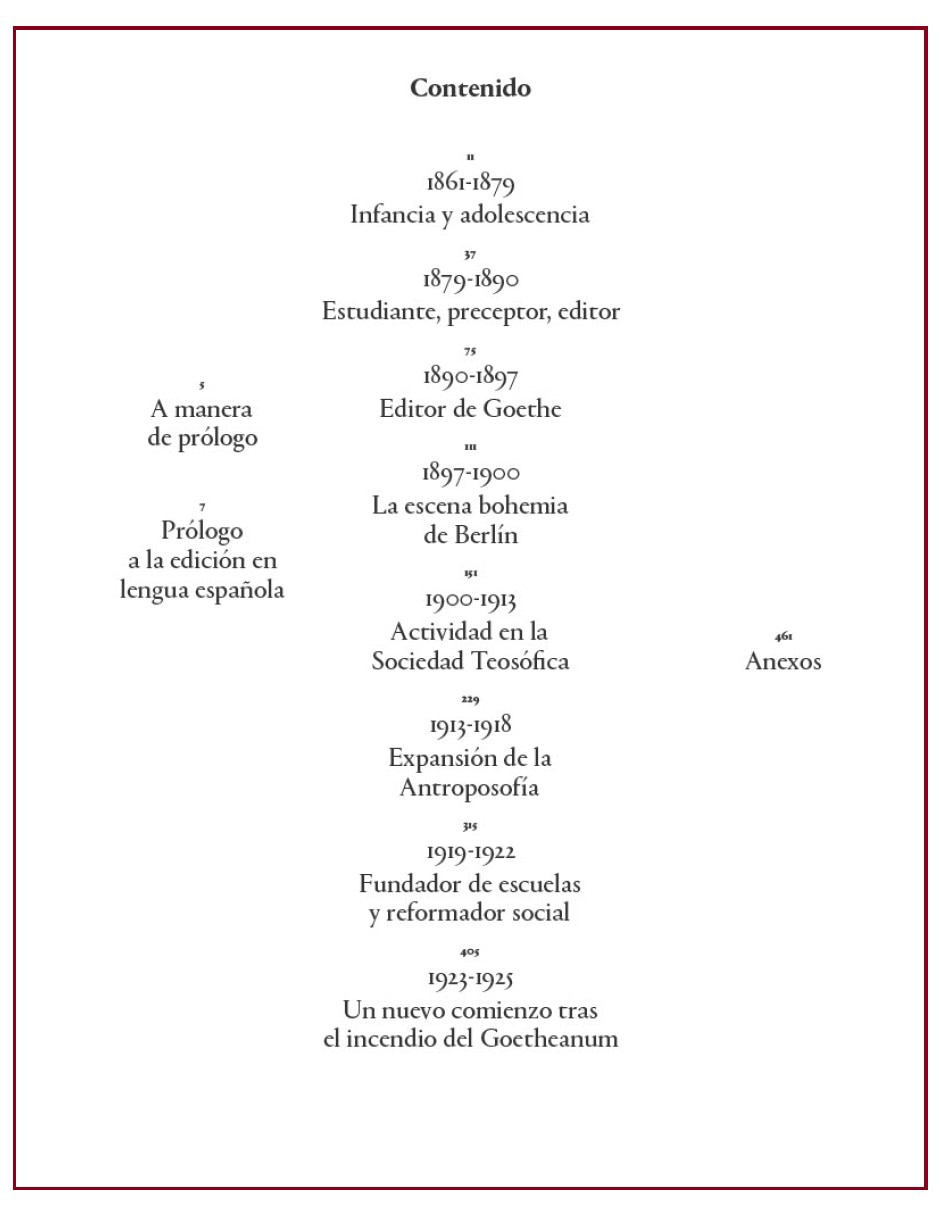 Libro Rudolf Steiner una biografía ilustrada de David Hoffmann, Albert Vinzens et al.