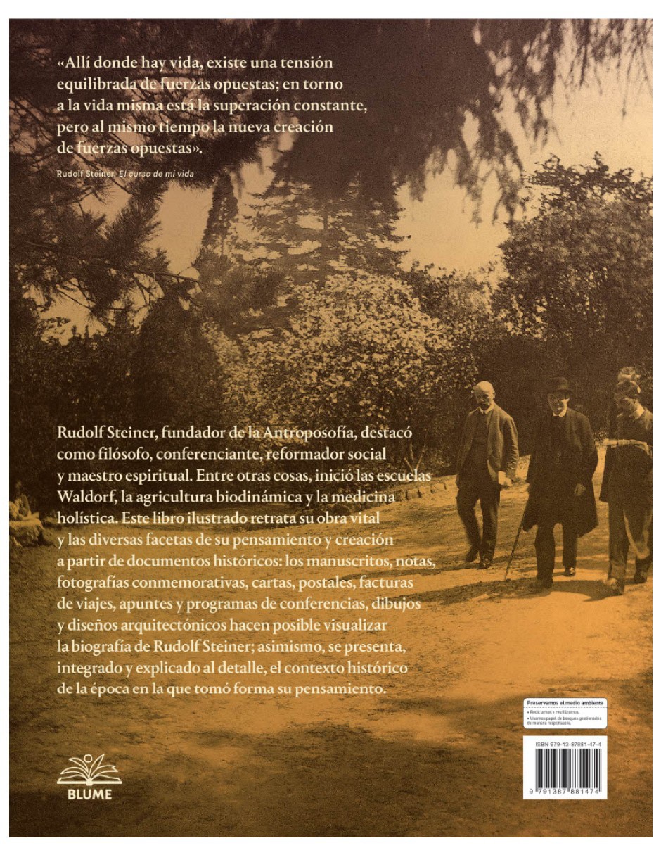 Libro Rudolf Steiner Una Biografía Ilustrada de David Hoffmann/Albert Vinzens et al.