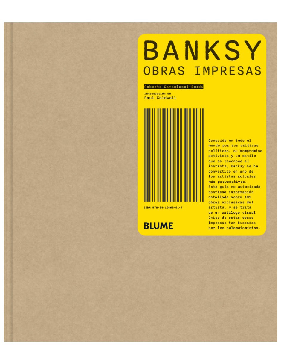 Libro banksy obras impresas de roberto campolucci
