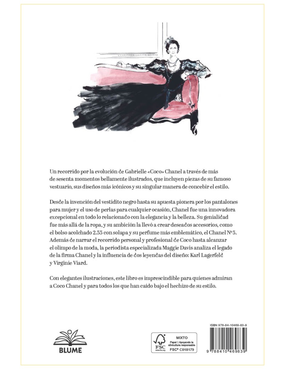Libro Icono de Estilo Chanel: La Elegancia Atemporal Y La Leyenda de Coco Chanel de Maggie Davis