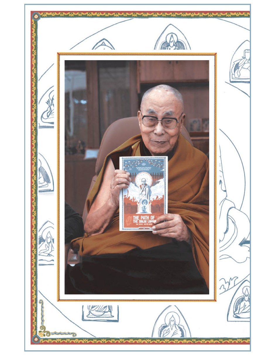 Libro El Sendero del Dalái Lama Novela Gráfica de Matyás Namai