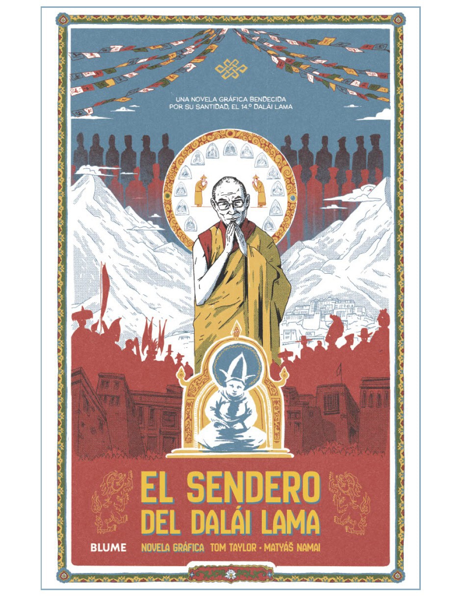 Libro El Sendero del Dalái Lama Novela Gráfica de Matyás Namai