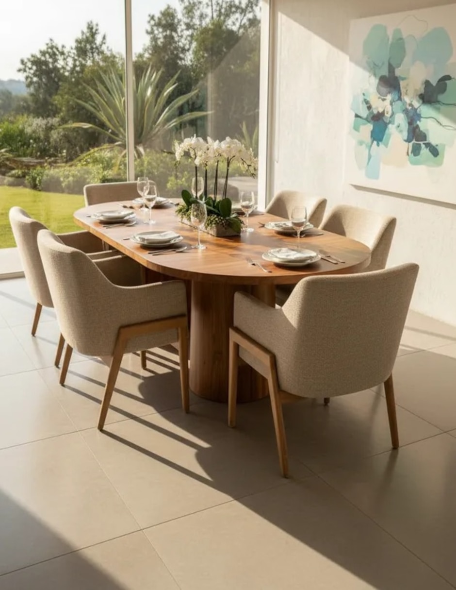 Mesa de comedor de madera 3