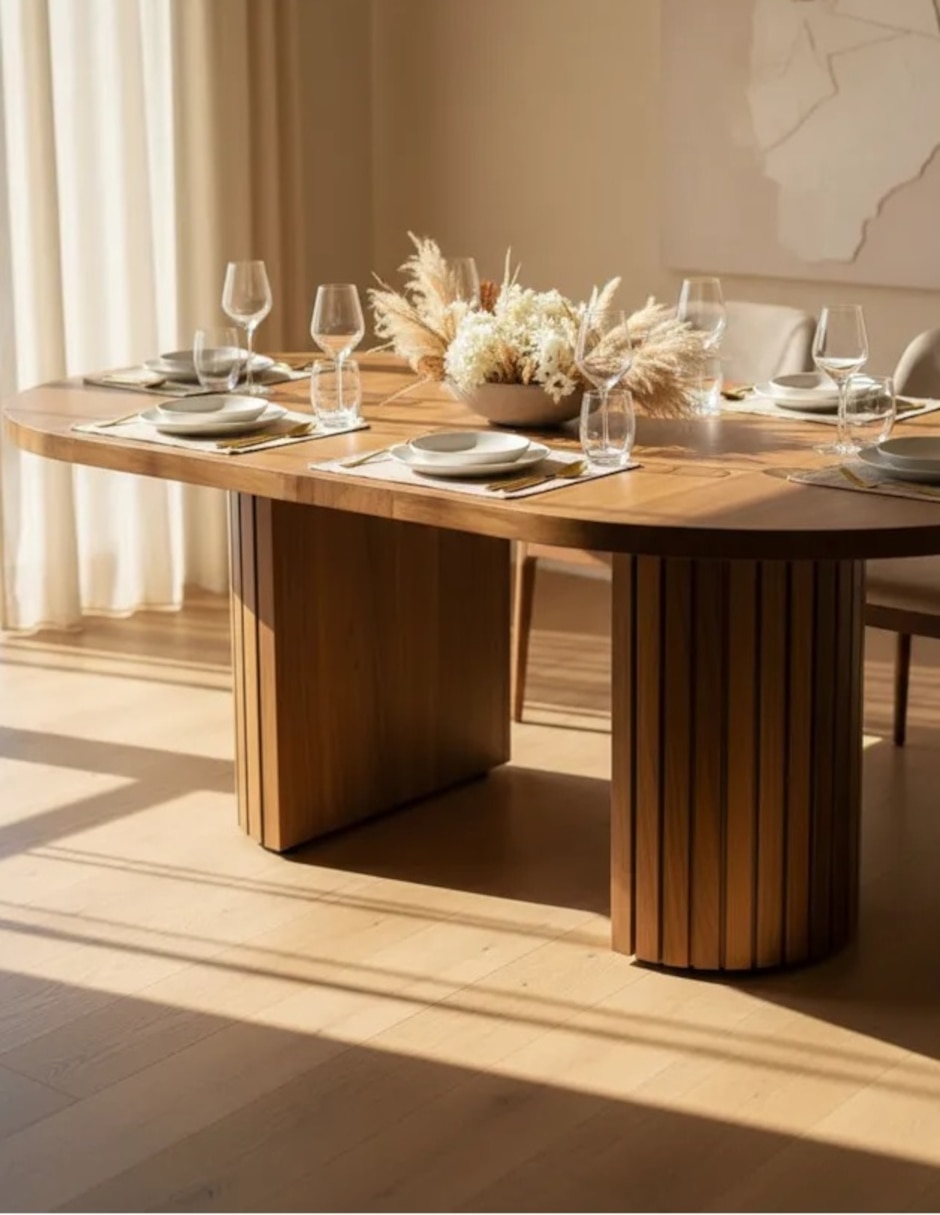 Mesa de comedor de madera 4