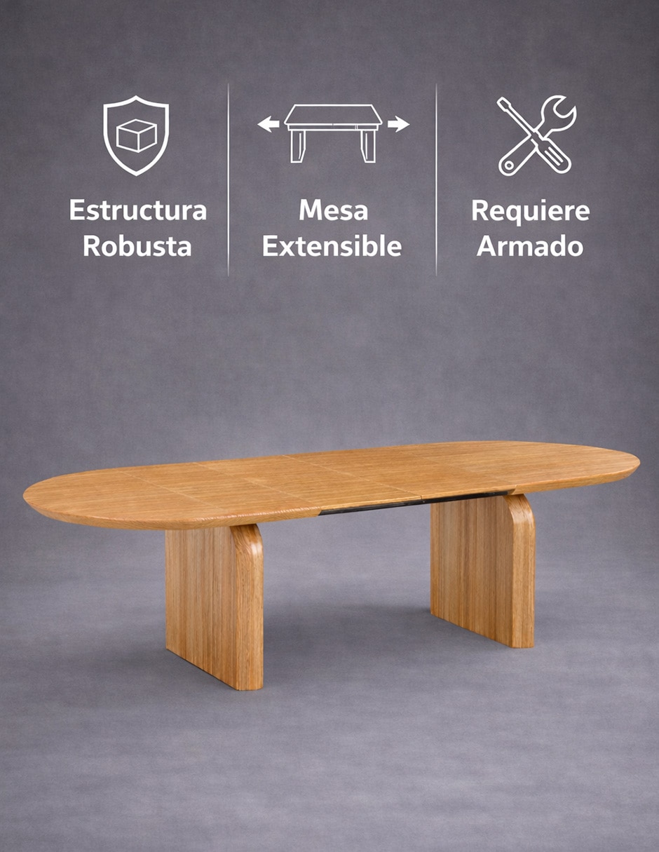 Mesa de comedor armable Oasis 2