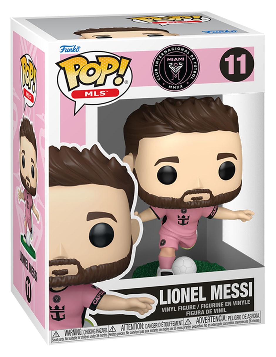 Figura de colección Funko pop! Club internacional de fútbol miami Lionel messi