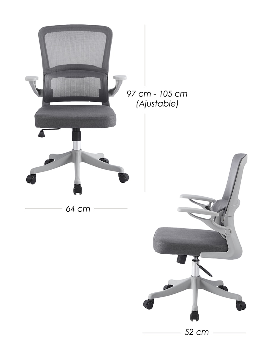 Silla de escritorio n/a ilios innova de plástico