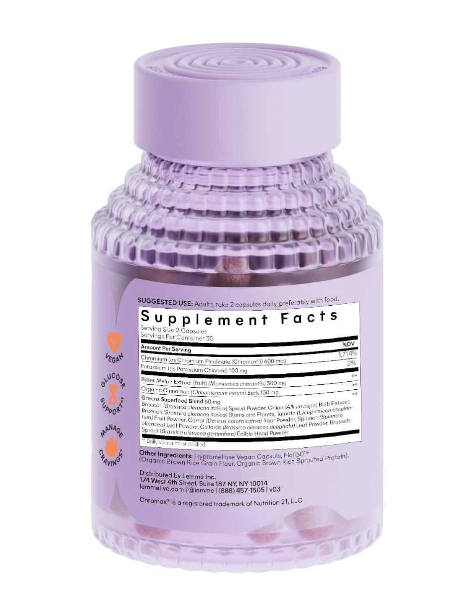 Lemme Curb Lemme con multivitamínico y antioxidante de 60 cápsulas