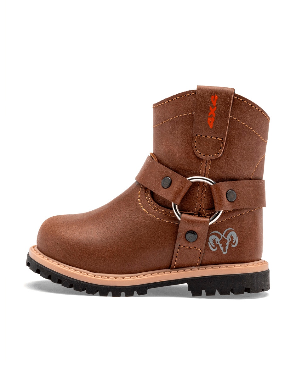 Bota de piel para niño