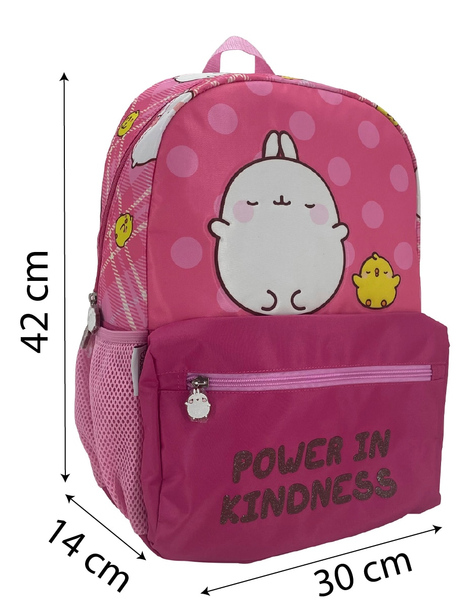 Set mochila/Mochila Escolar Molang y Piu Piu AMERICAN BAGS Molang No para Niña