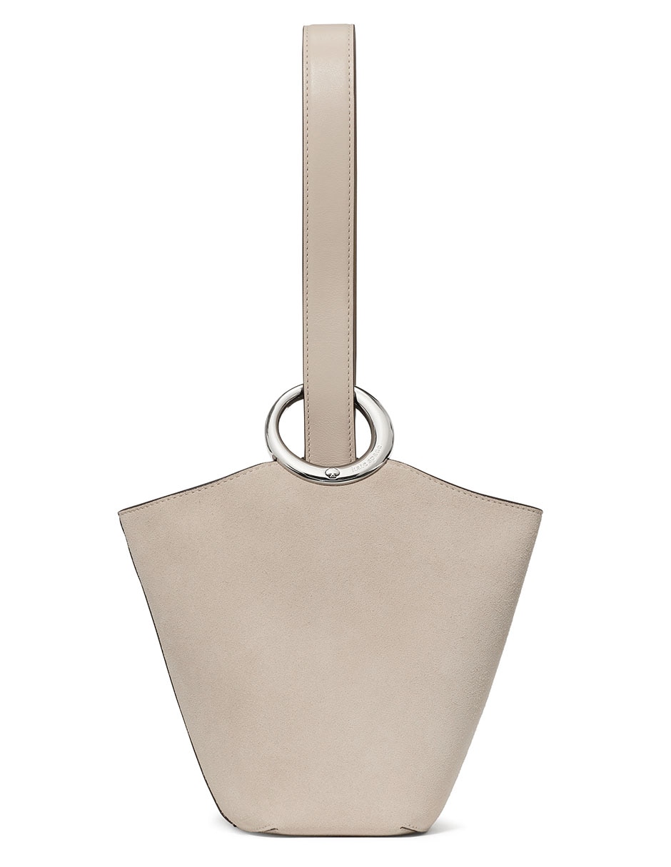 Bolsa bucket de piel para mujer 2