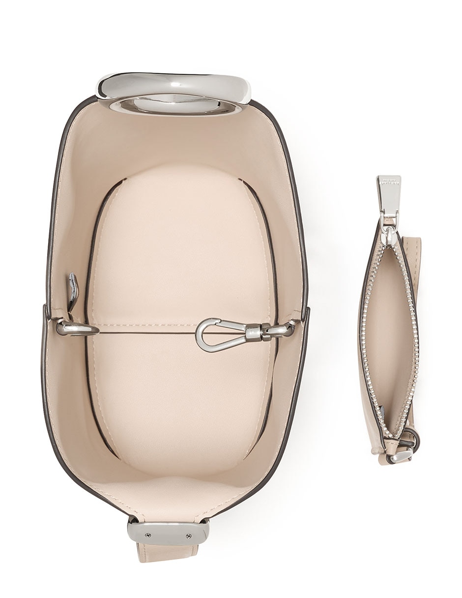 Bolsa bucket de piel para mujer 3