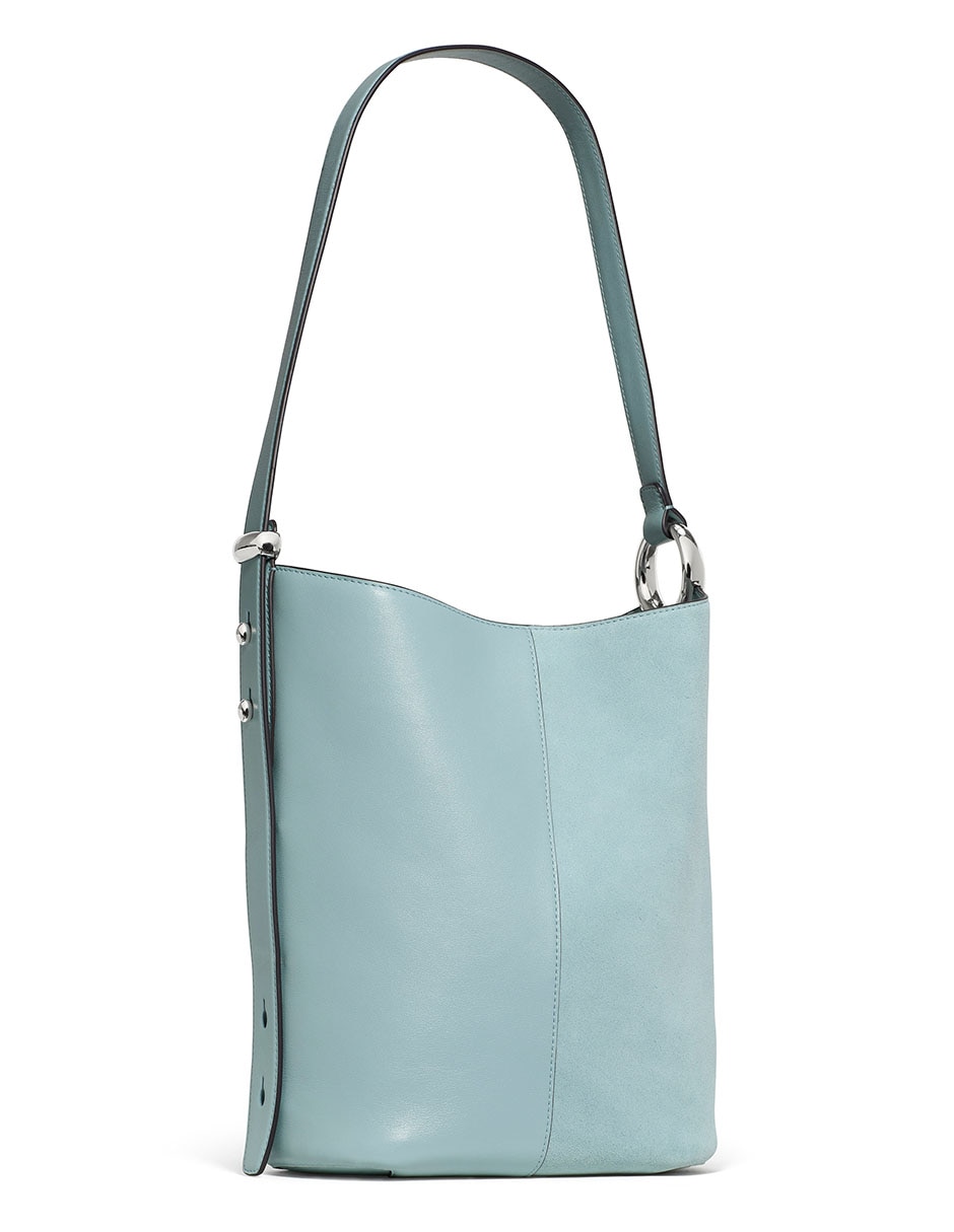 Bolsa bucket de piel para mujer 2