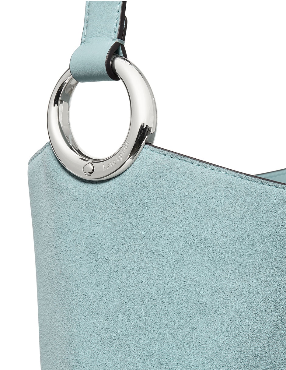 Bolsa bucket de piel para mujer