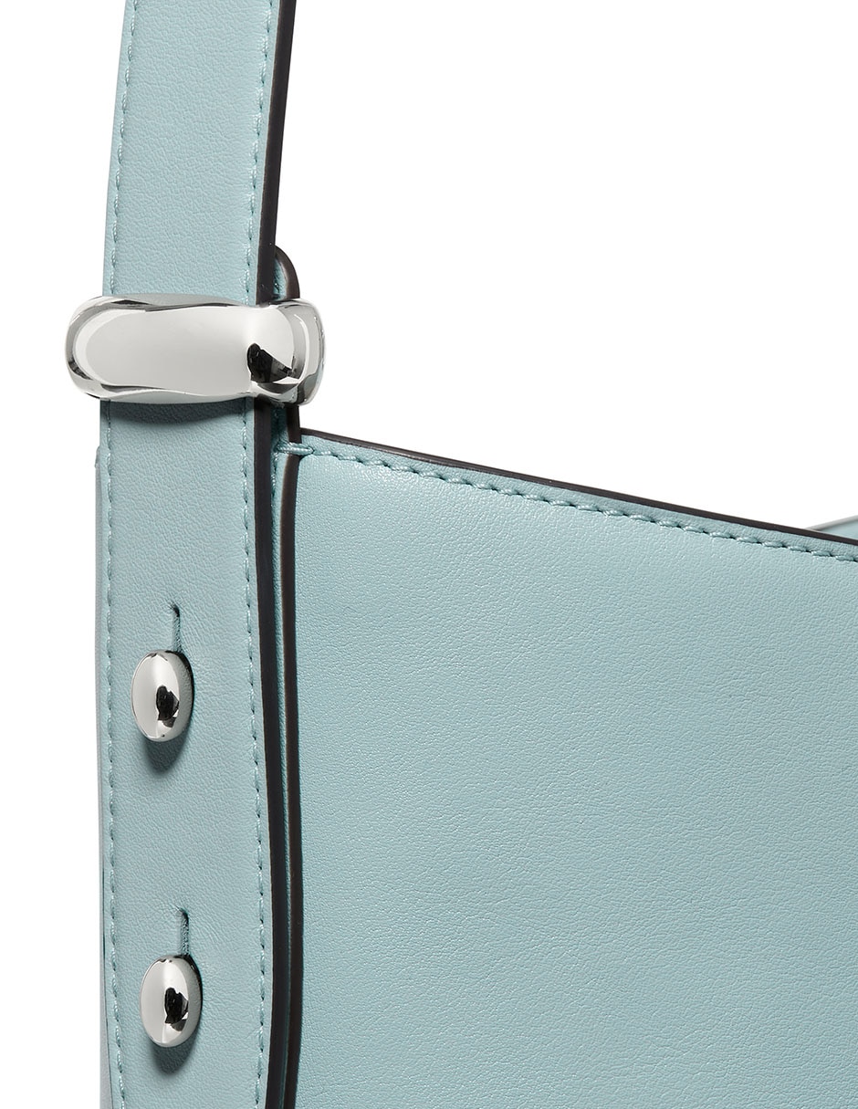 Bolsa bucket de piel para mujer 6