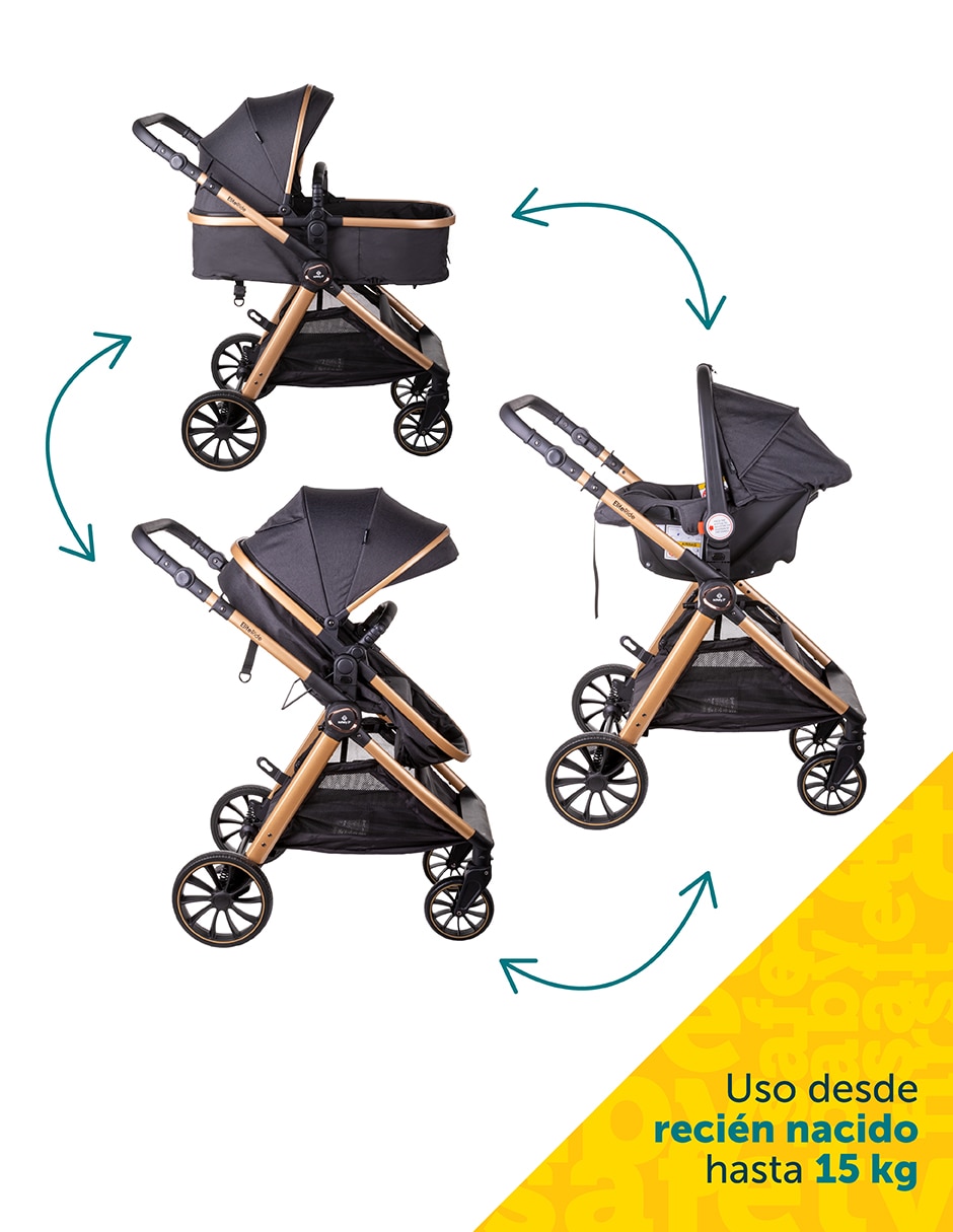 Carriola travel system Elite Ride Safety 1st plegable