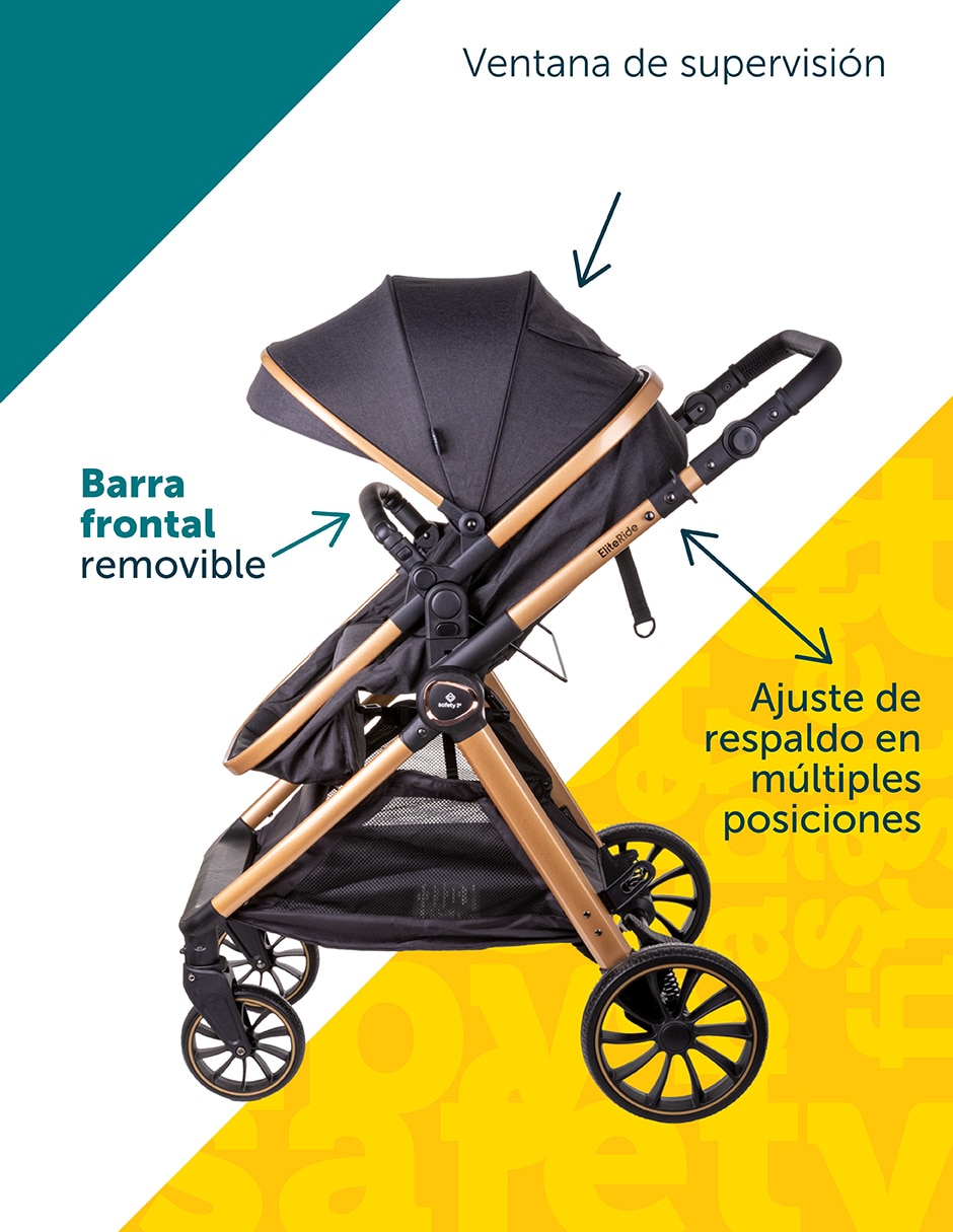 Carriola travel system Elite Ride Safety 1st plegable