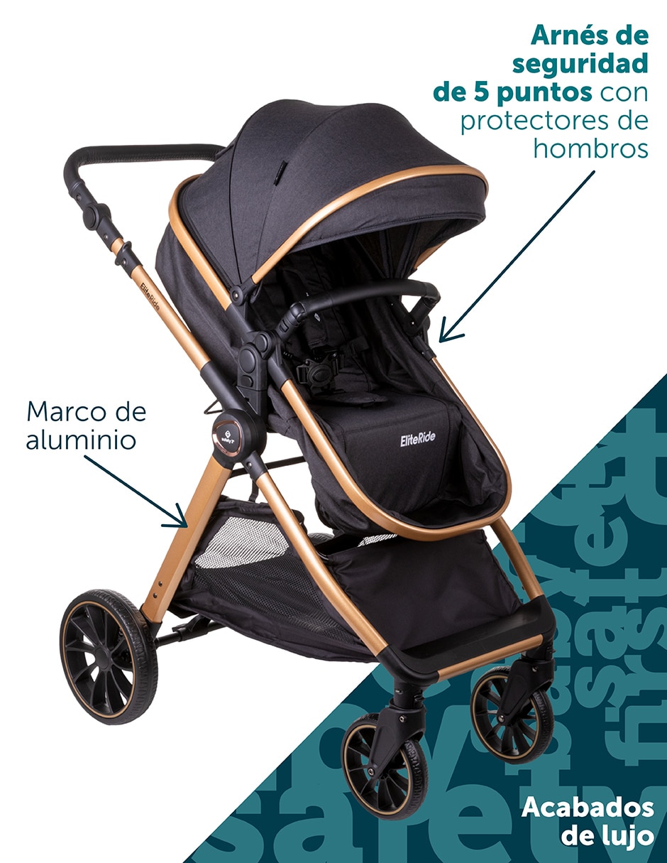 Carriola travel system Elite Ride Safety 1st plegable